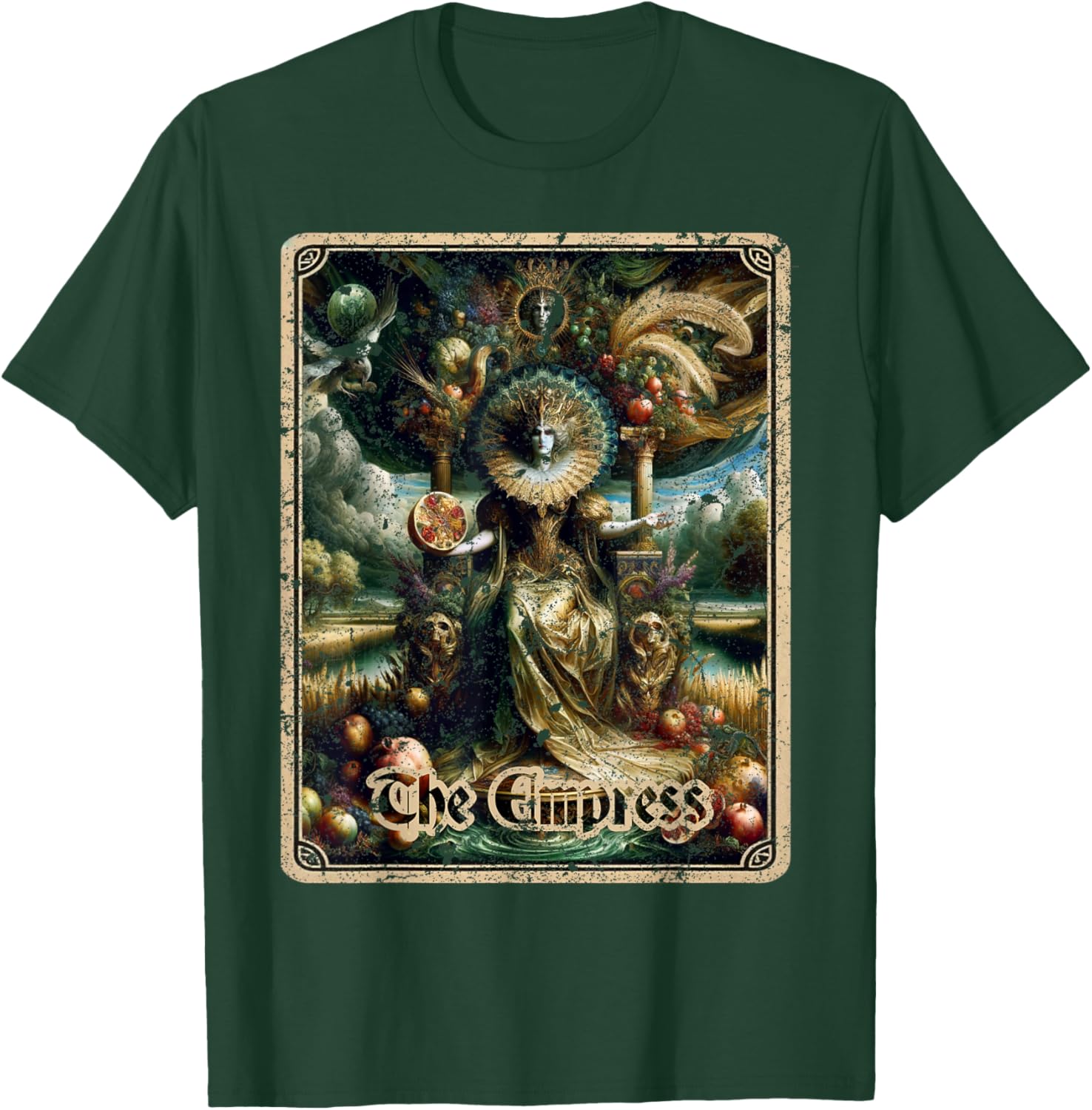 The Empress Tarot Card Goth T-Shirt - T-Shirt | Forest