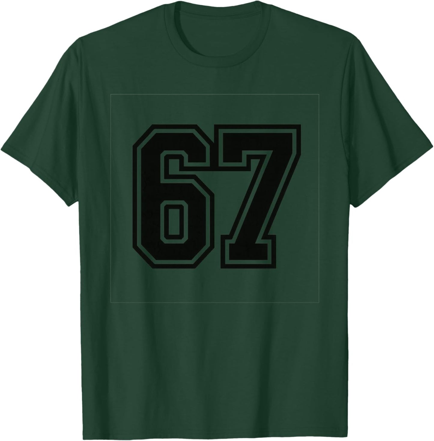 67 Meme Six Seven 6 7 Meme Design 6 7 T-Shirt - T-Shirt | Forest