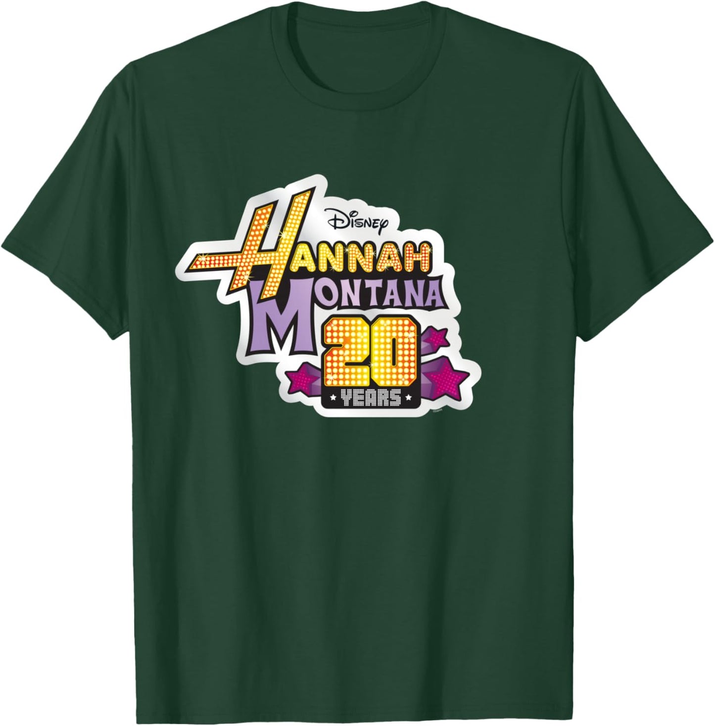 Disney Hannah Montana 20th Anniversary Official Logo T-Shirt - T-Shirt | Forest