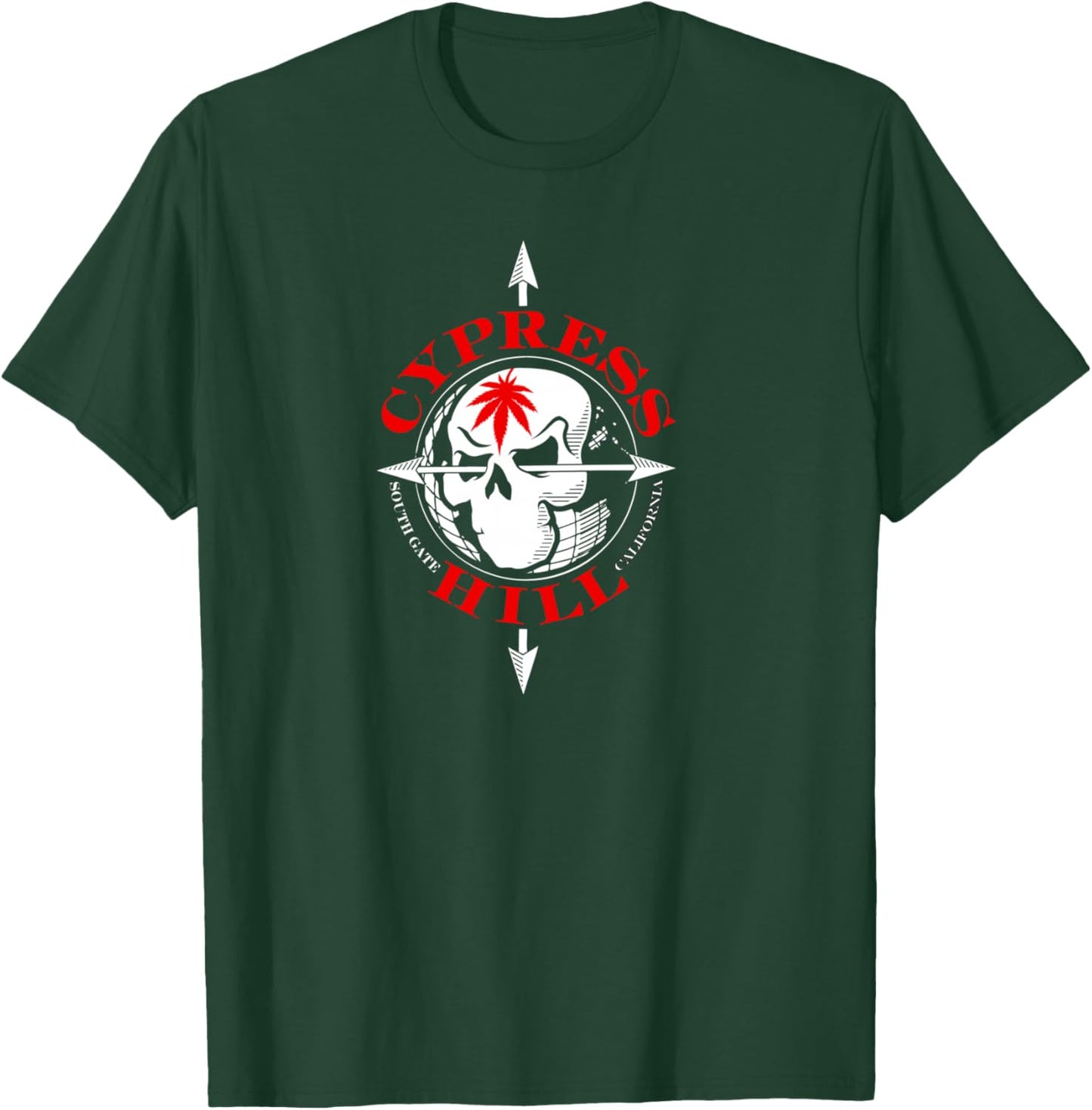 Cypress Hill Skull T-Shirt - T-Shirt | Forest