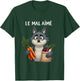Evil Loved A Wolf Eating Vegetables to Have Friends T-Shirt - T-Shirt | Forest