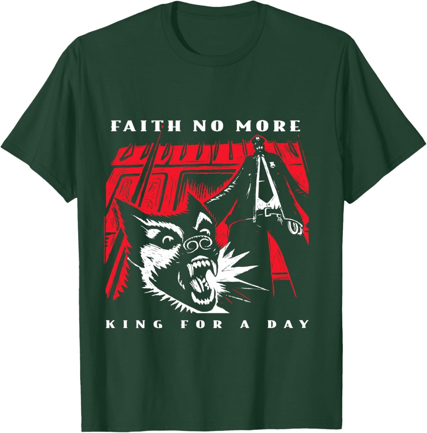 Official Faith No More King for A Day Alternative Metal Band T-Shirt - T-Shirt | Forest