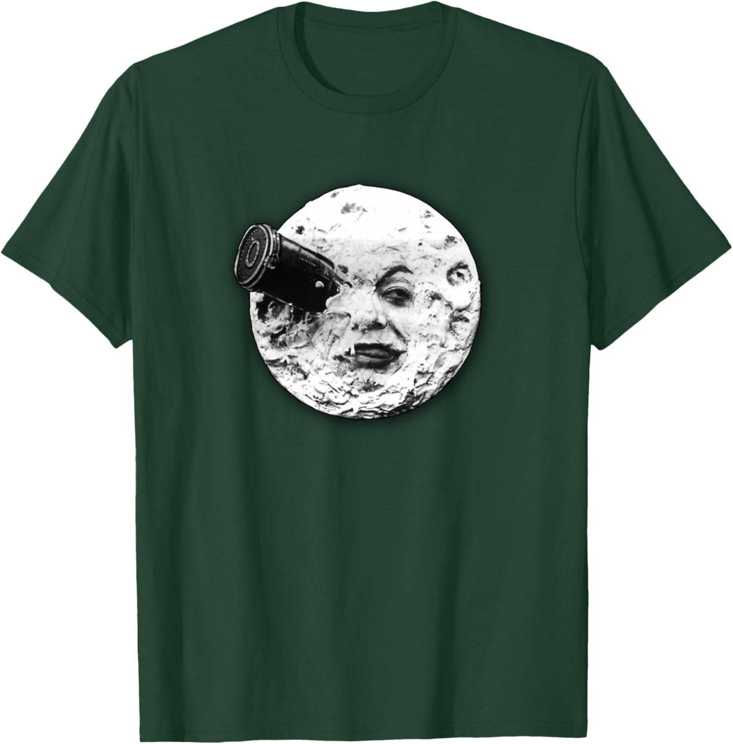Moon Spaceship Face Trip to the Moon Voyage dans la Lune T-Shirt - T-Shirt | Forest
