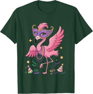 Mardi Gras Costume and Men T-Shirt - T-Shirt | Forest