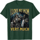 I Love My Mom Very Much Funny Hard Skeleton Meme Bootleg T-Shirt - T-Shirt | Forest