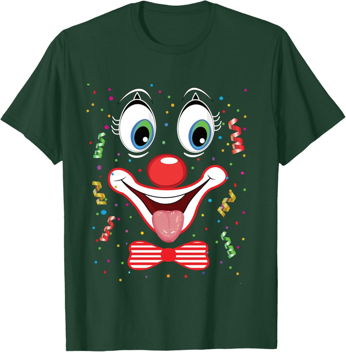 Clown Carnival Costume Clown Costume Clown Fancy Dress Shirt T-Shirt - T-Shirt | Forest