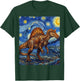 Spinosaurus Mirabilis Starry Night Dinosaur Art Fan T-Shirt - T-Shirt | Forest