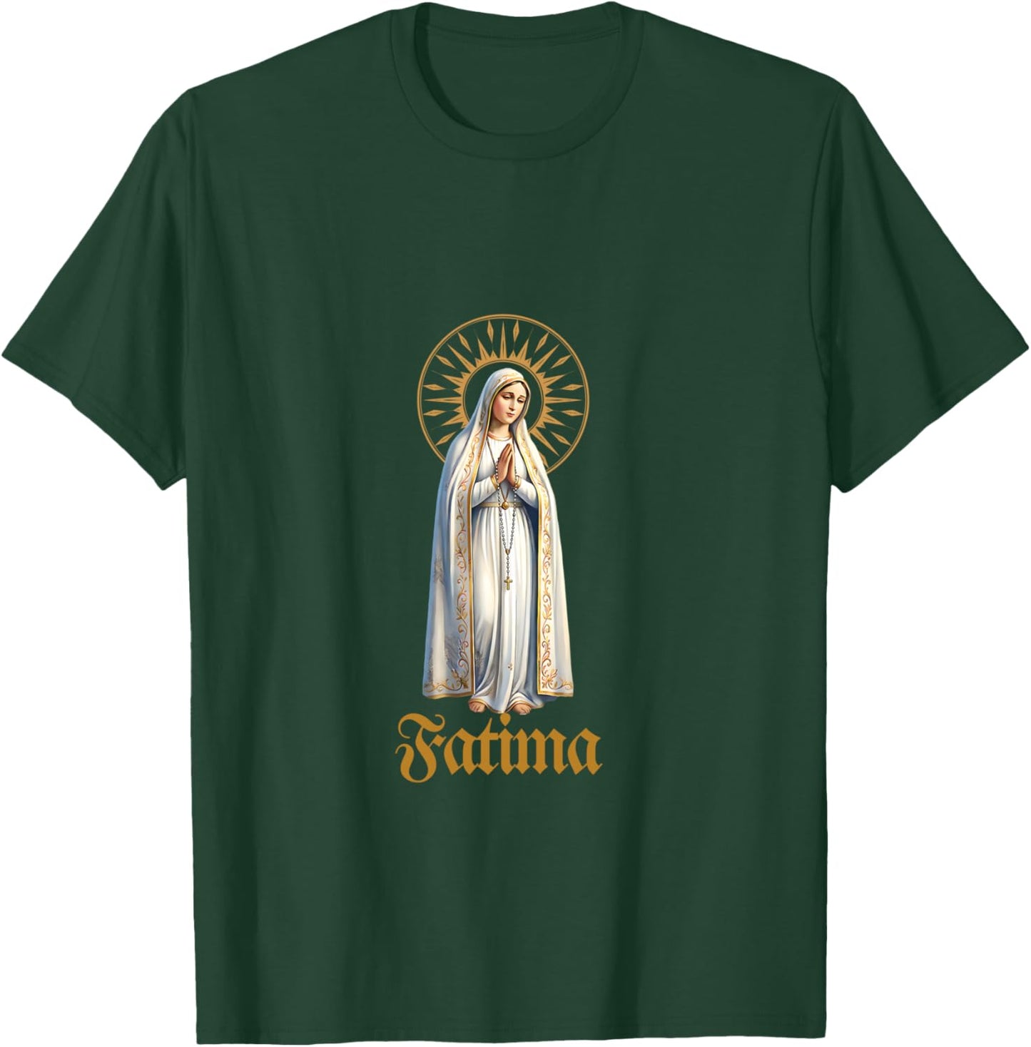Marian apparition Our Lady of Fatima in Portugal in 1917 T-Shirt - T-Shirt | Forest