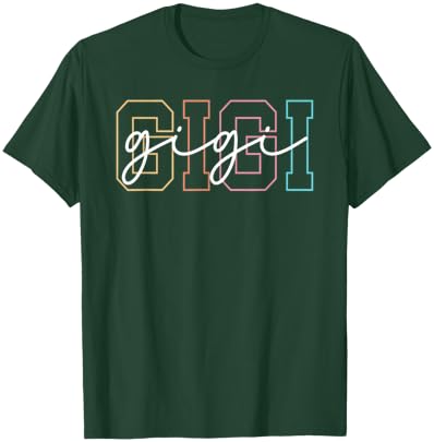Gigi Grandma Gigi Grandmother Boho Gigi T-Shirt - T-Shirt | Forest
