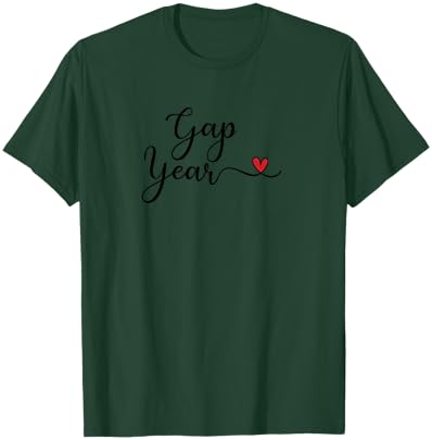 Gap Year Heart Gift T-Shirt - T-Shirt | Forest