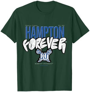The Yard Essentials - Hampton University - Forever T-Shirt - T-Shirt | Forest