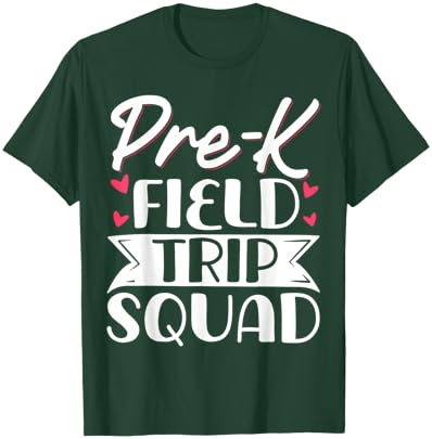 Pre-k Field Trip Squad T-Shirt - T-Shirt | Forest