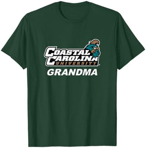 Coastal Carolina University CCU Grandma T-Shirt - T-Shirt | Forest