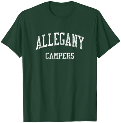 Allegany High School HS Cumberland MD Vintage Sports T-Shirt - T-Shirt | Forest