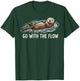 Go with The Flow Sea Otter T-Shirt - T-Shirt | Forest
