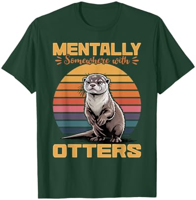 Funny Otter T-Shirt - T-Shirt | Forest