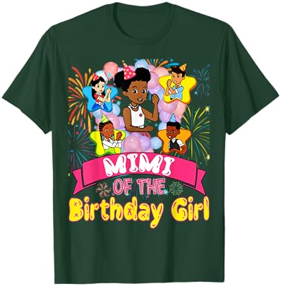 Mimi of Birthday Girl Gracie Birthday Dolls Girl Party Gift T-Shirt - T-Shirt | Forest