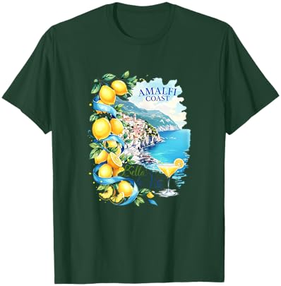 Amalfi Coast Capri Zitrone Italien Bella La Vita Italia Souvenir T-Shirt - T-Shirt | Forest