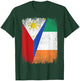 Half Philippines Ireland Flag Filipino Irish Roots T-Shirt - T-Shirt | Forest