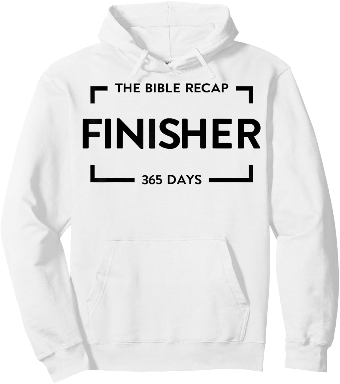 The Bible Recap Finisher 365 Days Hoodie - Hoodie | White