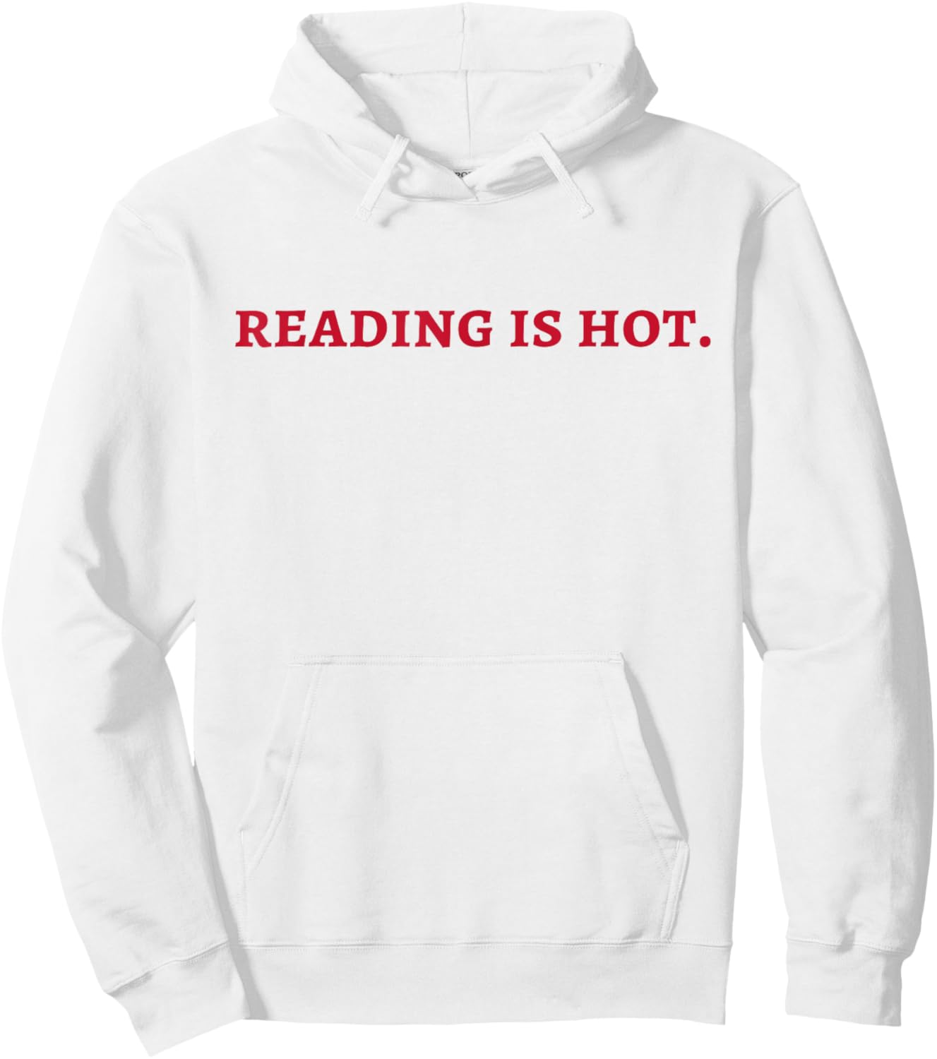 Reading Is Hot Hoodie - Hoodie | White