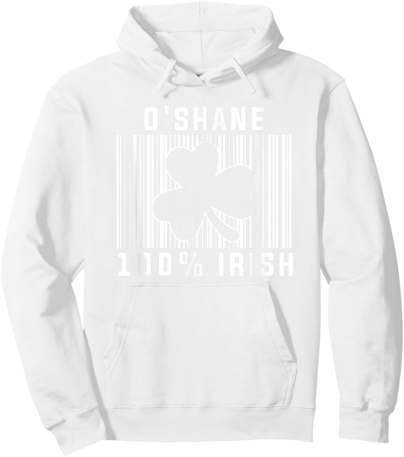 O'Shane Irish Family Name Hoodie - Hoodie | White