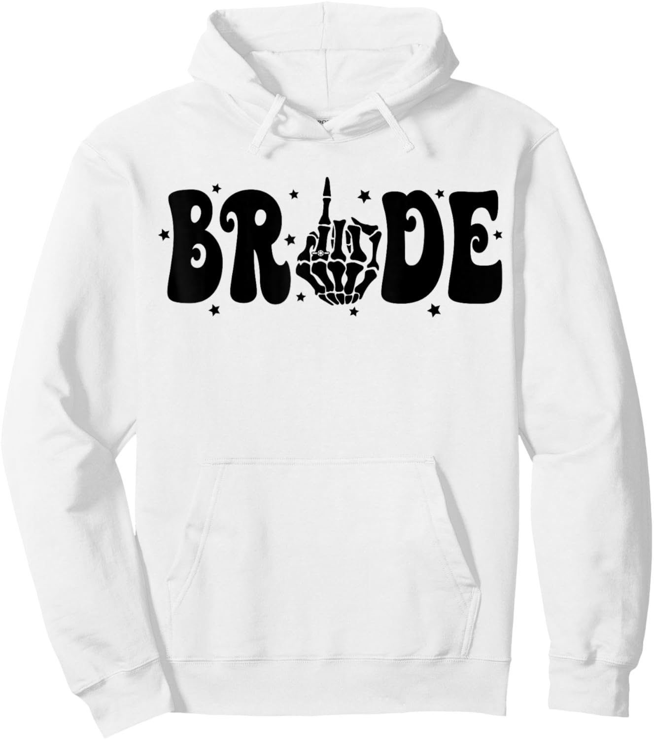 Let's Go Girls Team Bride Skeleton Gothic Bachelorette Party Hoodie - Hoodie | White
