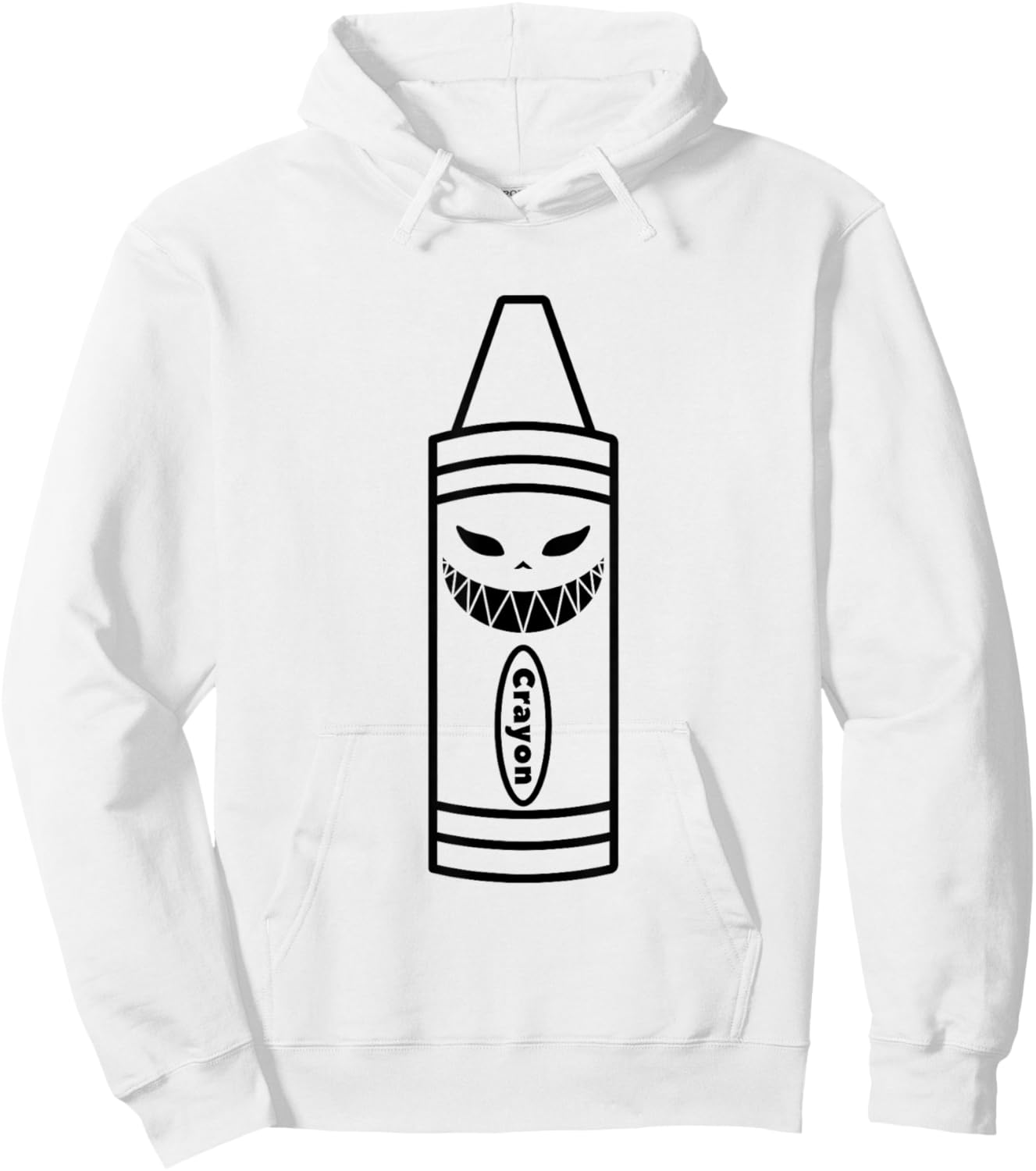 Scary Crayon Box Halloween Easy Costume Couples Adults Kids Hoodie - Hoodie | White
