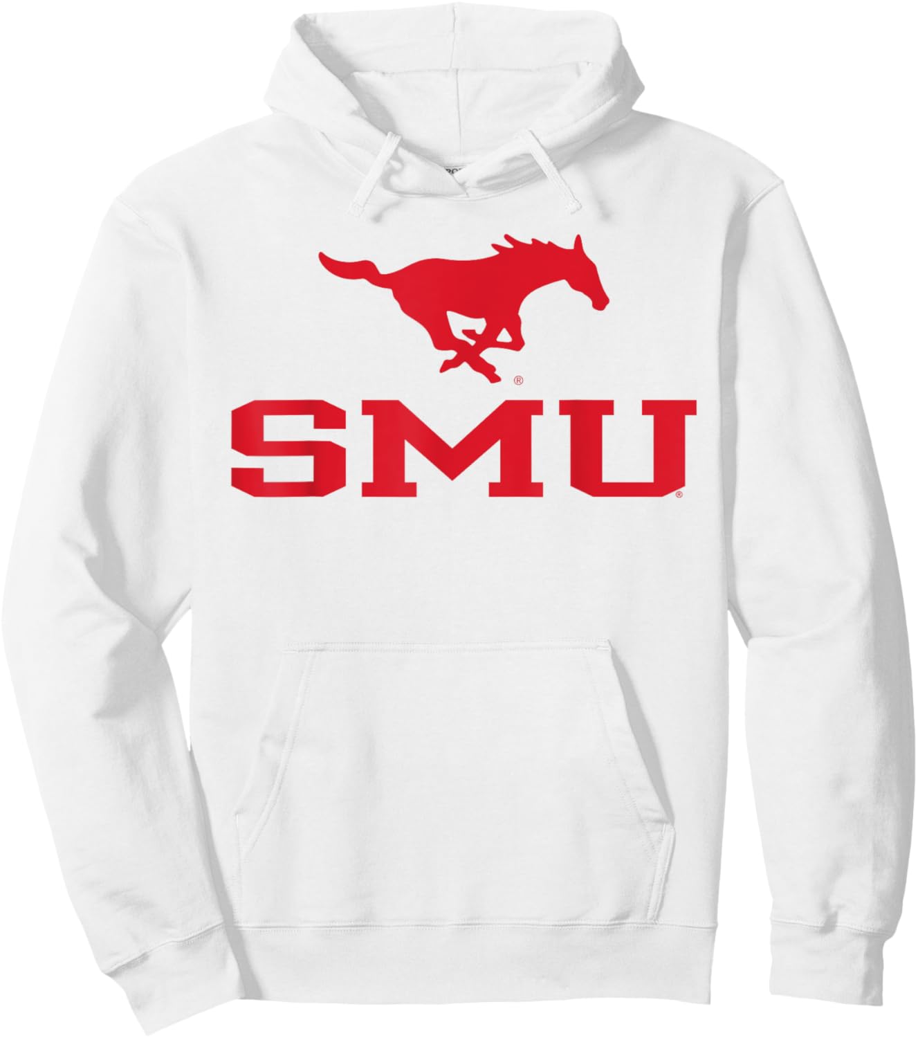 SMU Mustangs Sportsmanship White Officially Licensed Hoodie - Hoodie | White