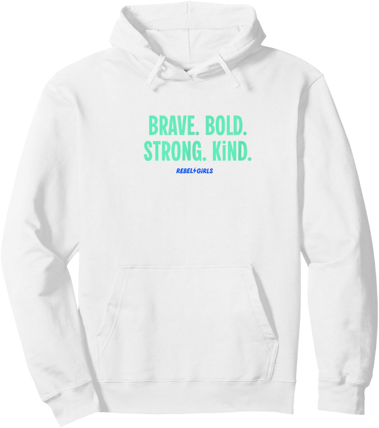 “Brave. Bold. Strong. Kind.” Minimalist Hoodie - Hoodie | White