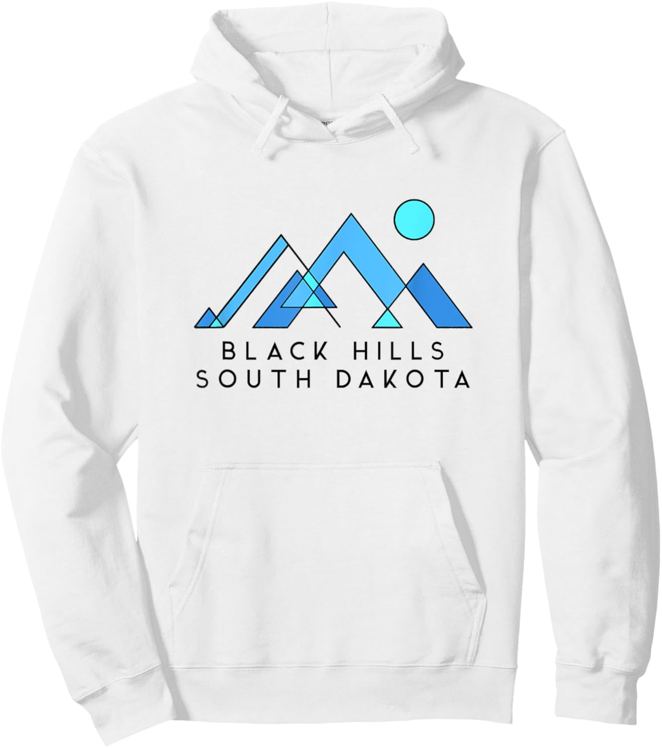 Black Hills South Dakota | Black Hills SD Abstract Hoodie - Hoodie | White