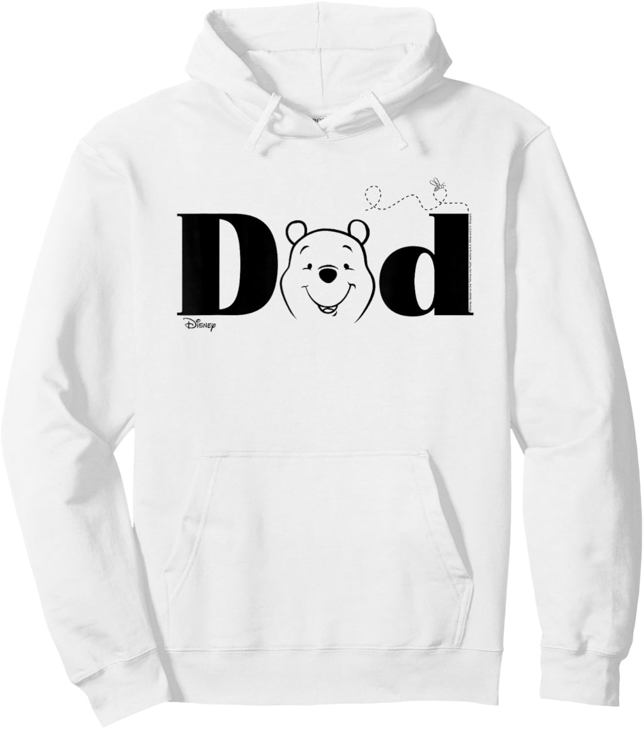 Disney Winnie The Pooh Dad Father's Day Hoodie - Hoodie | White