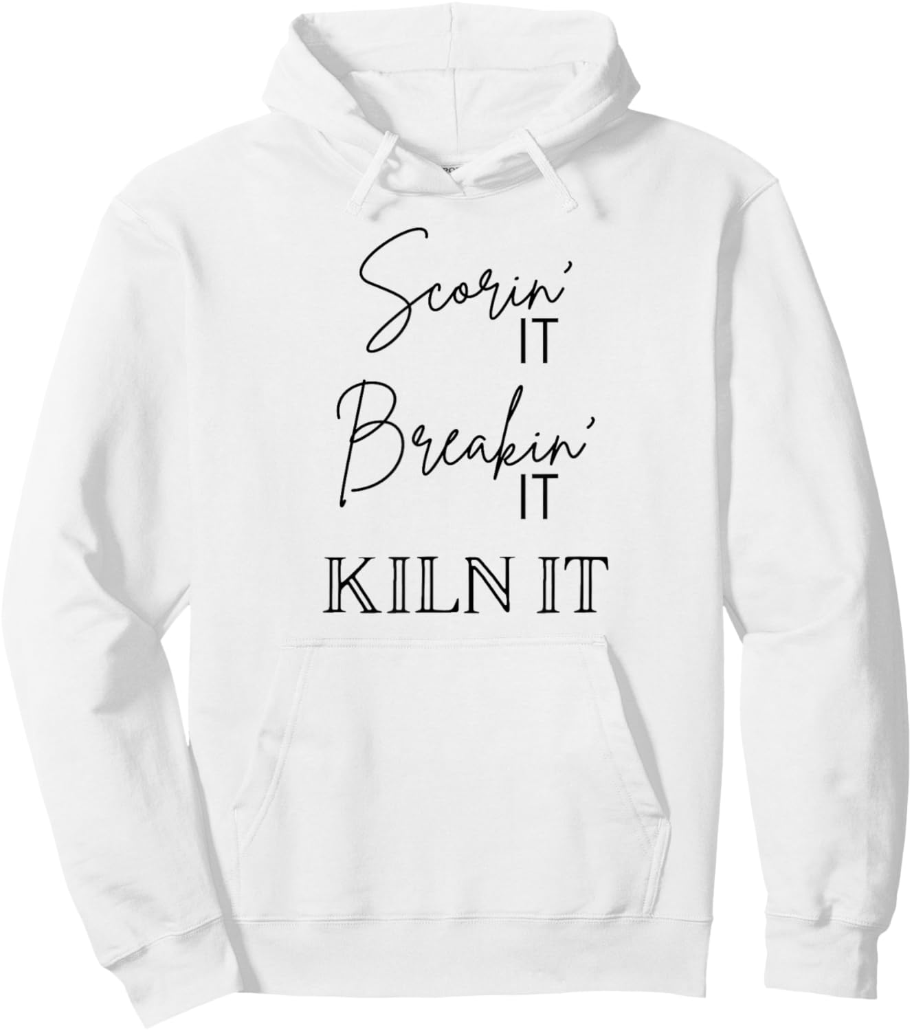 Funny Fused Glass Artist Kiln It Hoodie - Hoodie | White