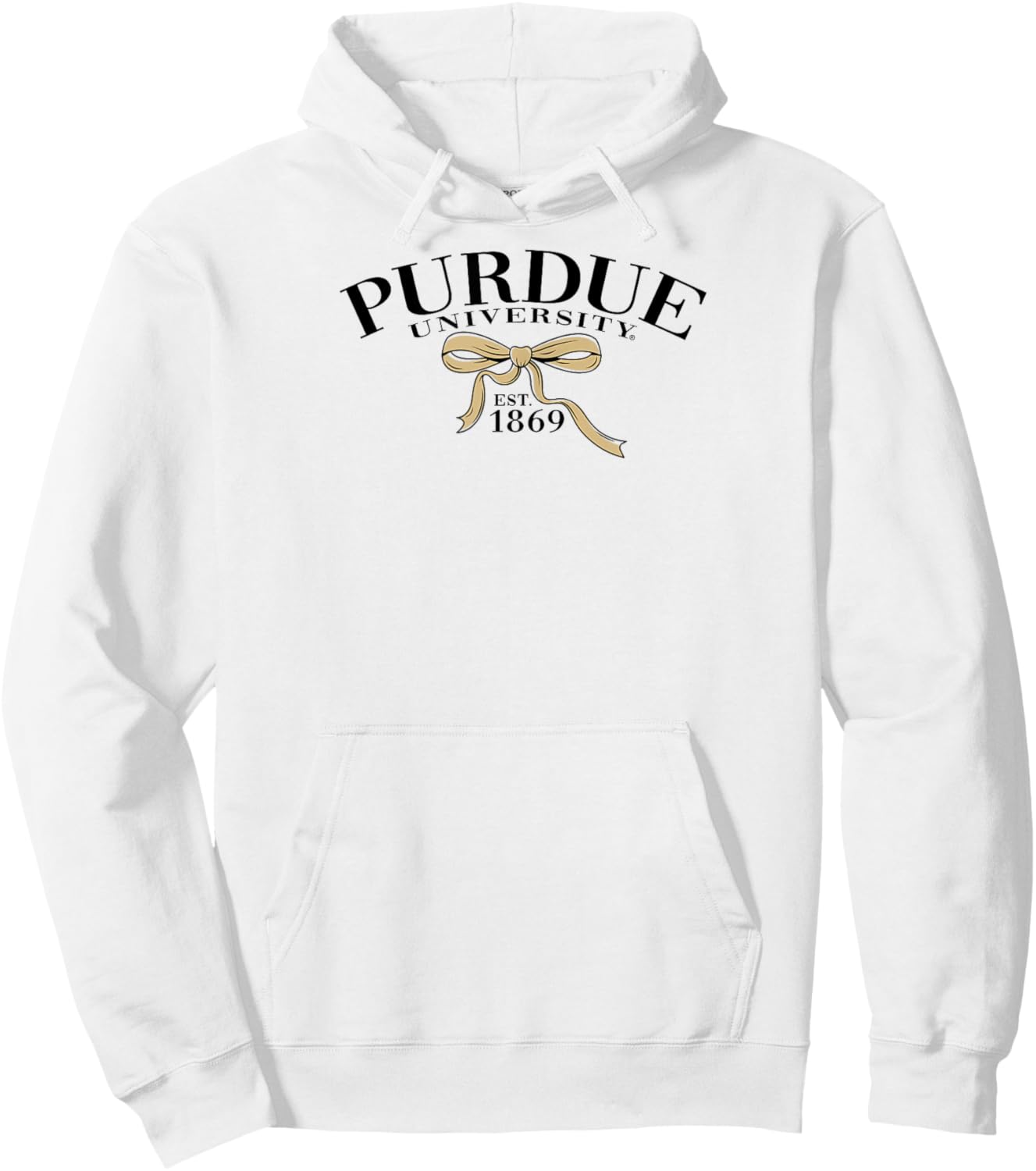 Purdue Boilermakers Bow Arch Officially Licensed Hoodie - Hoodie | White
