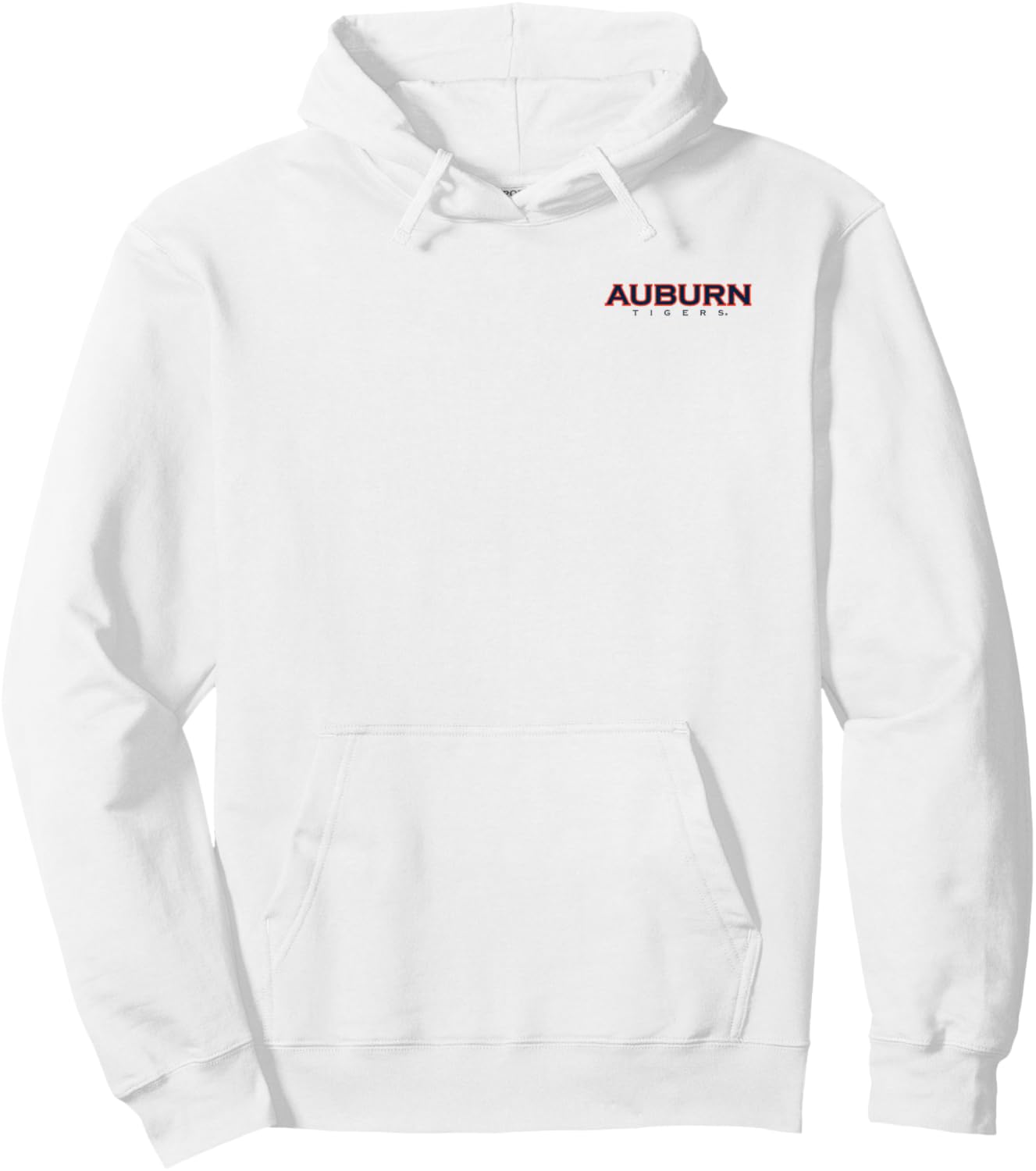 Auburn Tigers Football Helmet Front/Back White Hoodie - Hoodie | White