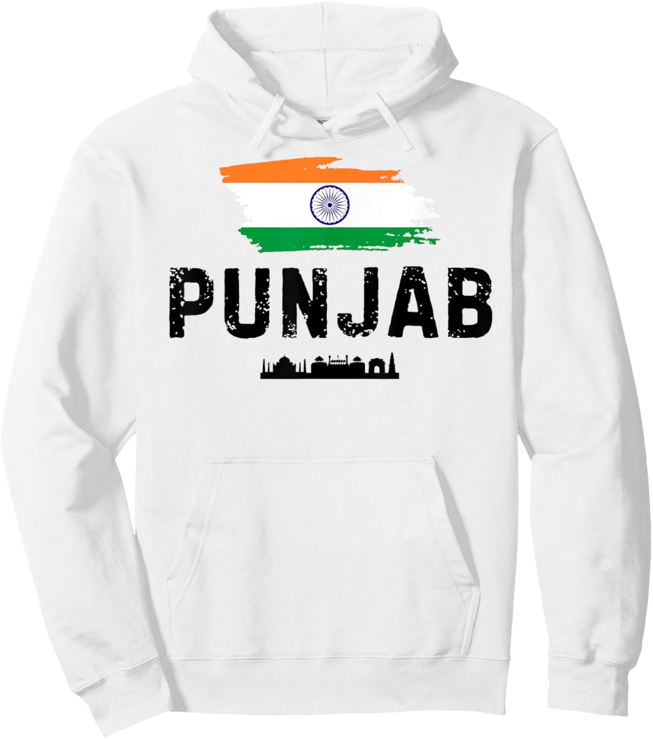 Novelty Punjab City India Traveling Vacations Women Men Dad Hoodie - Hoodie | White