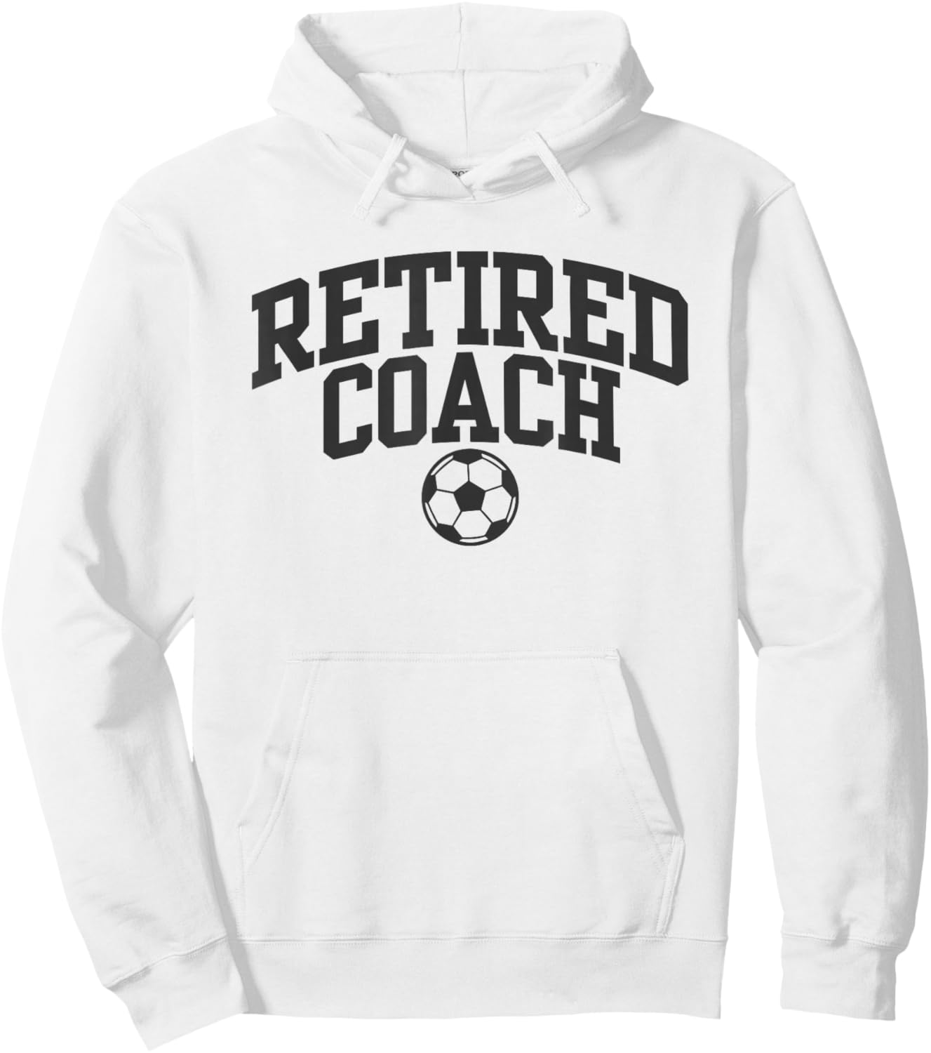 Retired Coach Soccer Team Mentor Hoodie - Hoodie | White