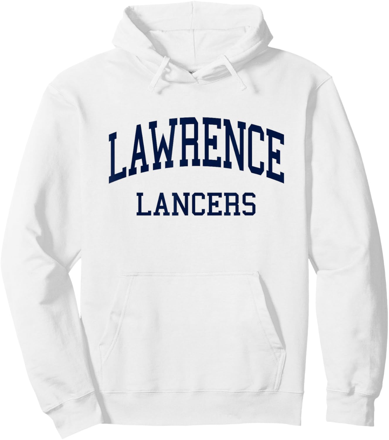 Lawrence High School HS Lawrence MA Retro Hoodie - Hoodie | White