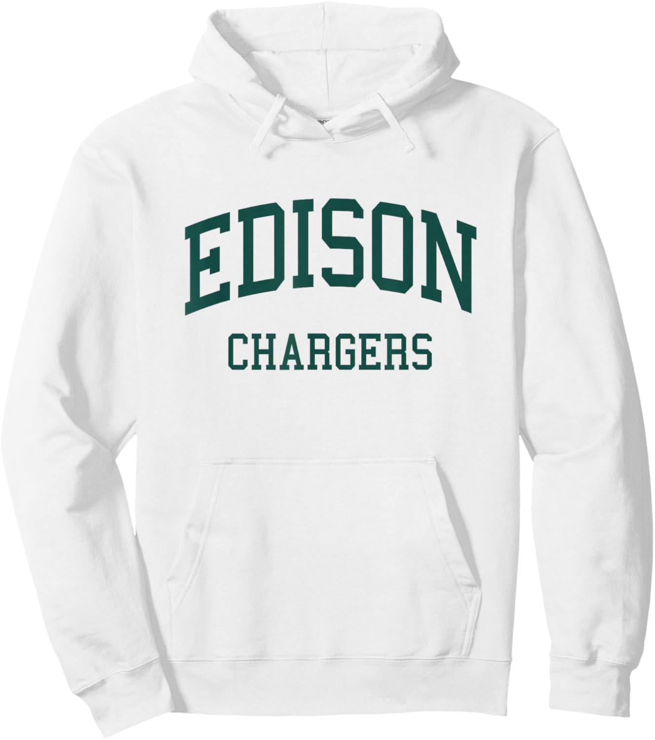 Edison High School HS Huntington Beach CA Retro Hoodie - Hoodie | White
