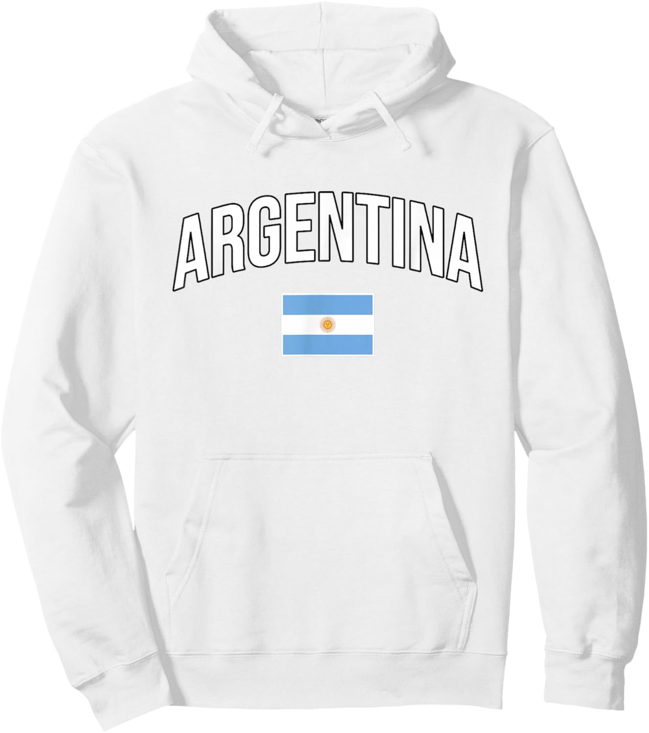 Argentina - Flag of Argentina - Throwback Design - Classic Hoodie - Hoodie | White