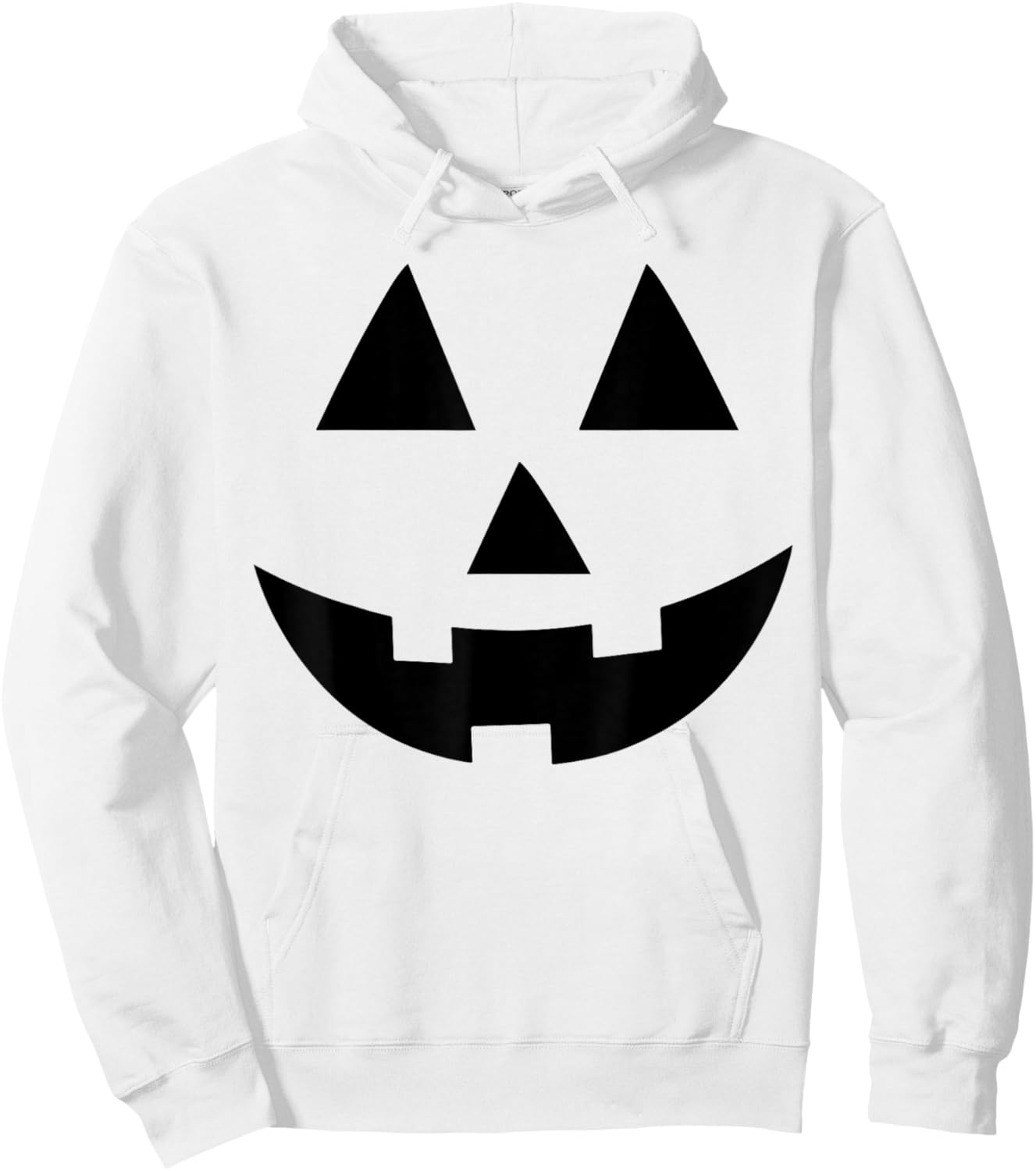 Vintage Pumpkin Face Jackolantern Jack O Lantern Halloween Hoodie - Hoodie | White
