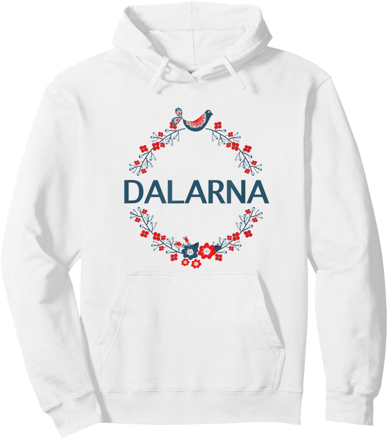 Dalarna Sweden Sverige Hoodie - Hoodie | White