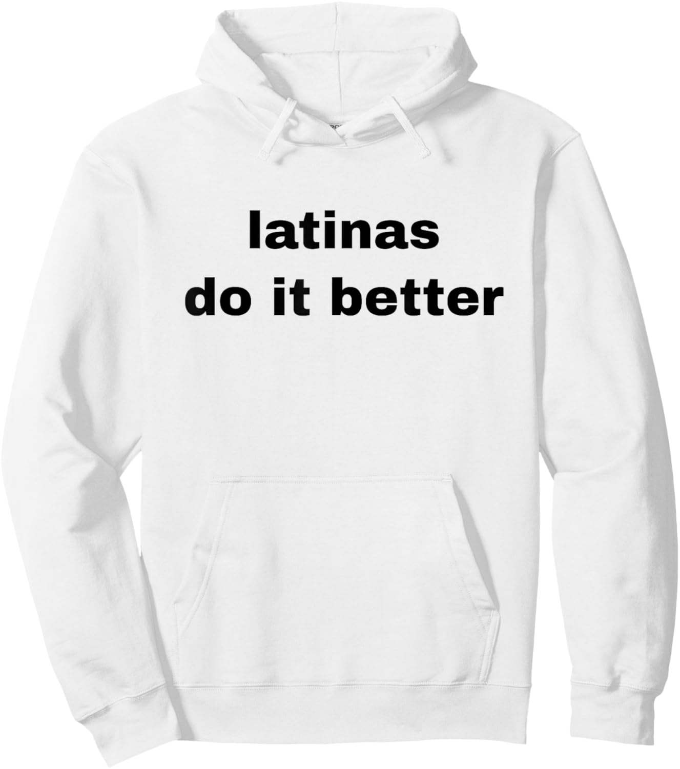 Latinas Do It Better Bold Latina Pride Hoodie - Hoodie | White