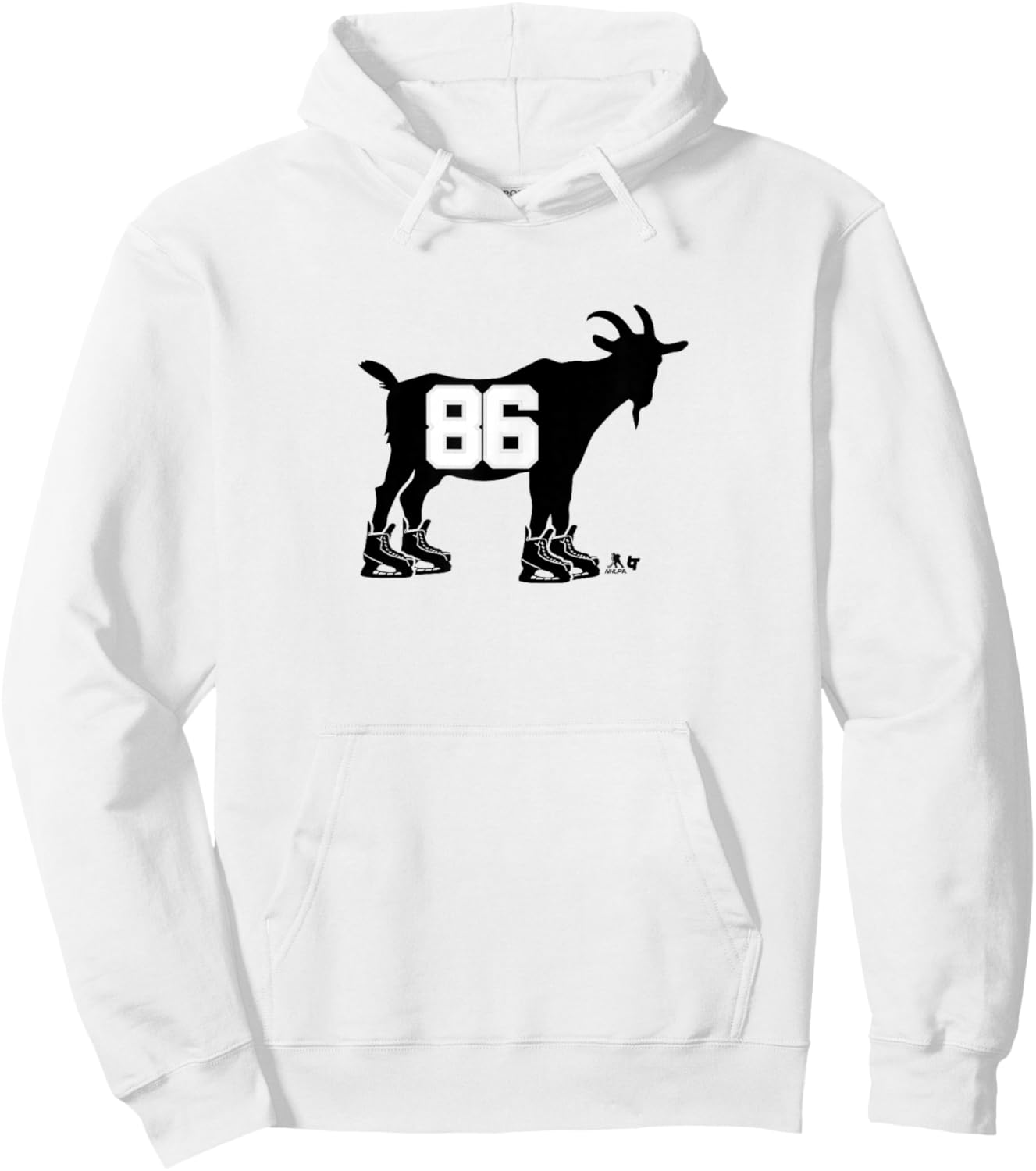 Jack Hughes - Goat 86 - New Jersey Hockey Hoodie - Hoodie | White