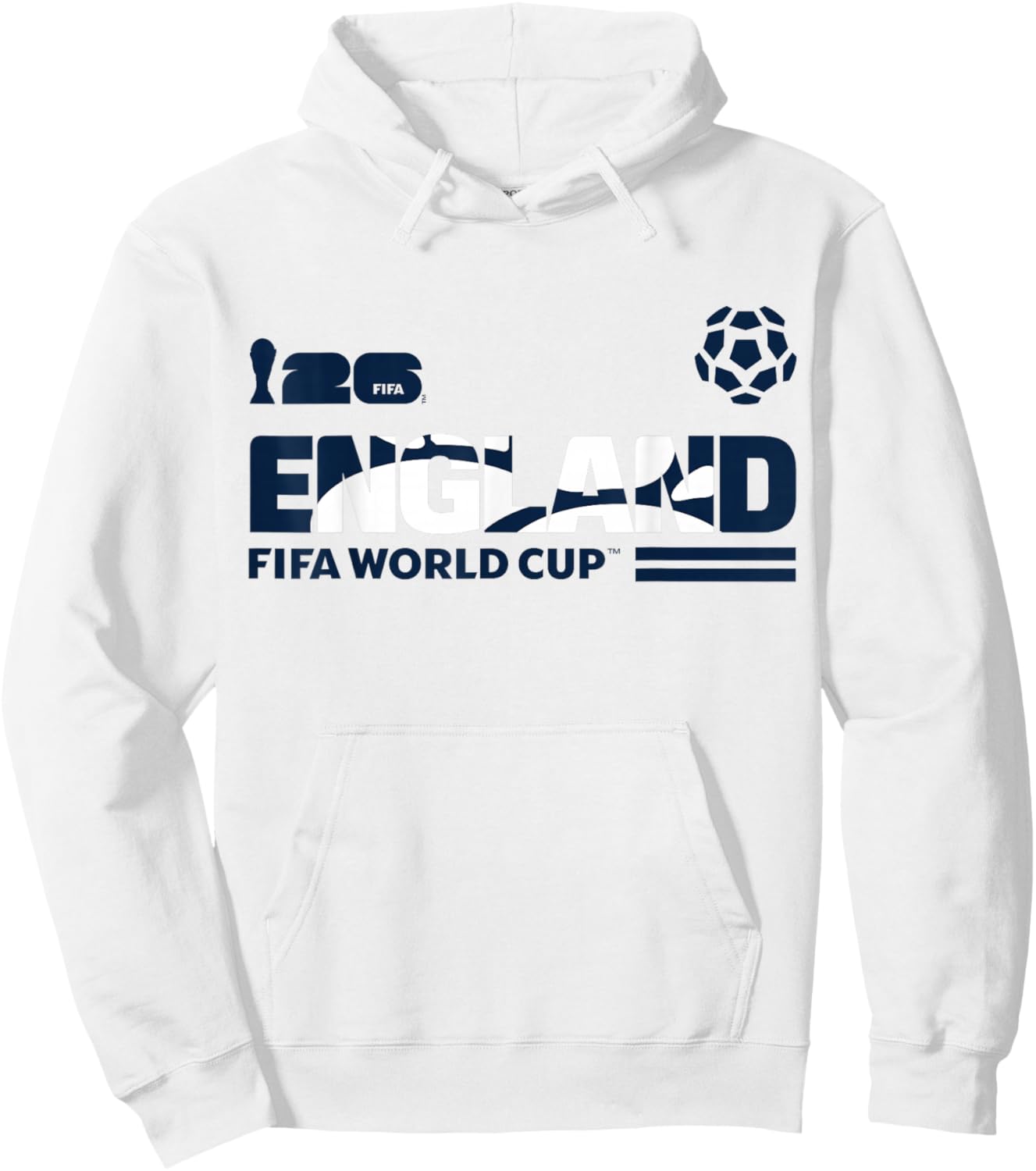 Championnat du Monde de la FIFA 26 Qualification Angleterre Hoodie - Hoodie | White