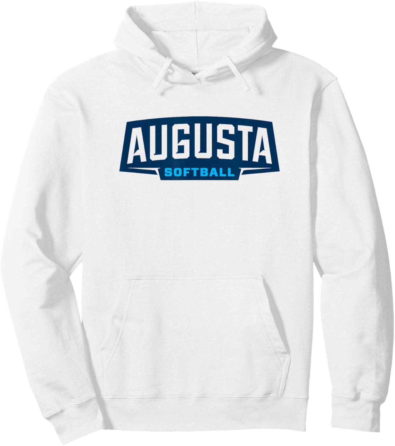 Augusta University Jaguars Premium Collegiate Softball Hoodie - Hoodie | White