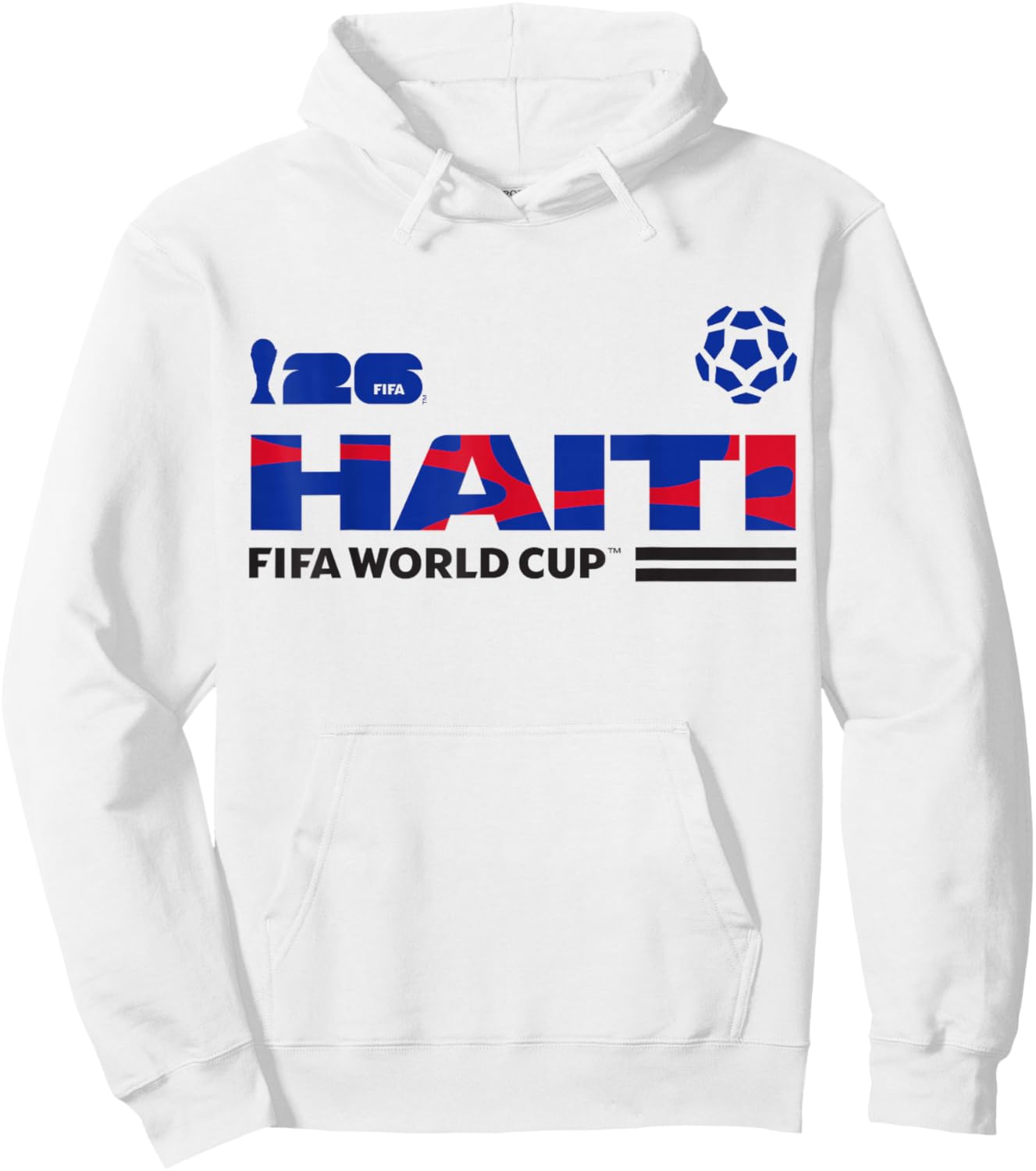 FIFA World CUP26 Qualifier Haiti Hoodie - Hoodie | White