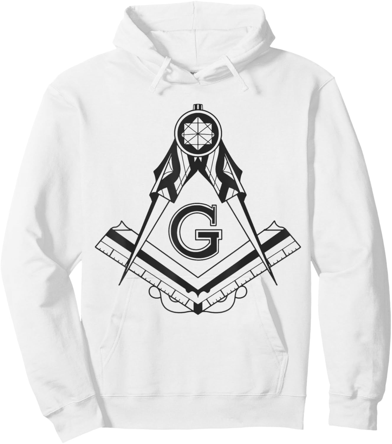 Freemason Emblem Hoodie - Hoodie | White