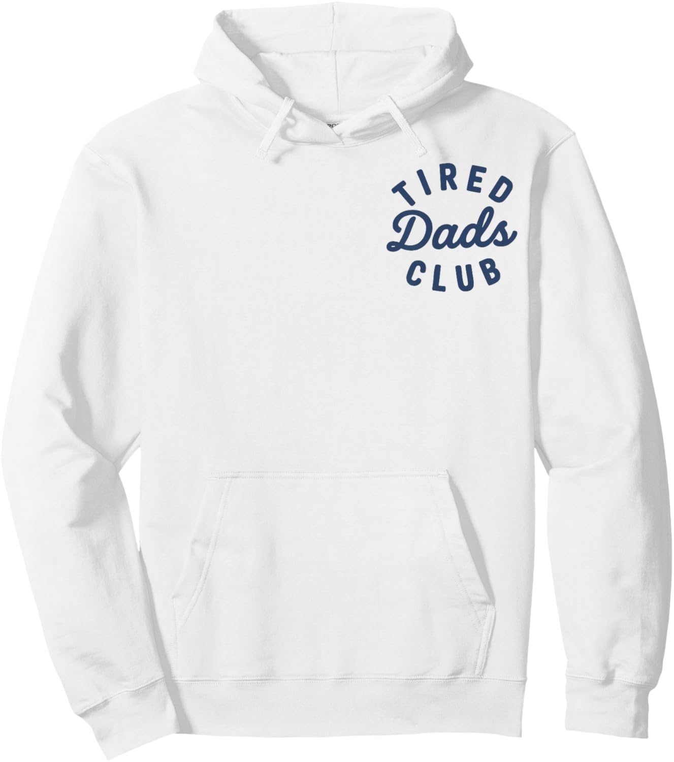 Tired Dads Club Playmat Car Race Track Dad Father's Day Hoodie - Hoodie | White