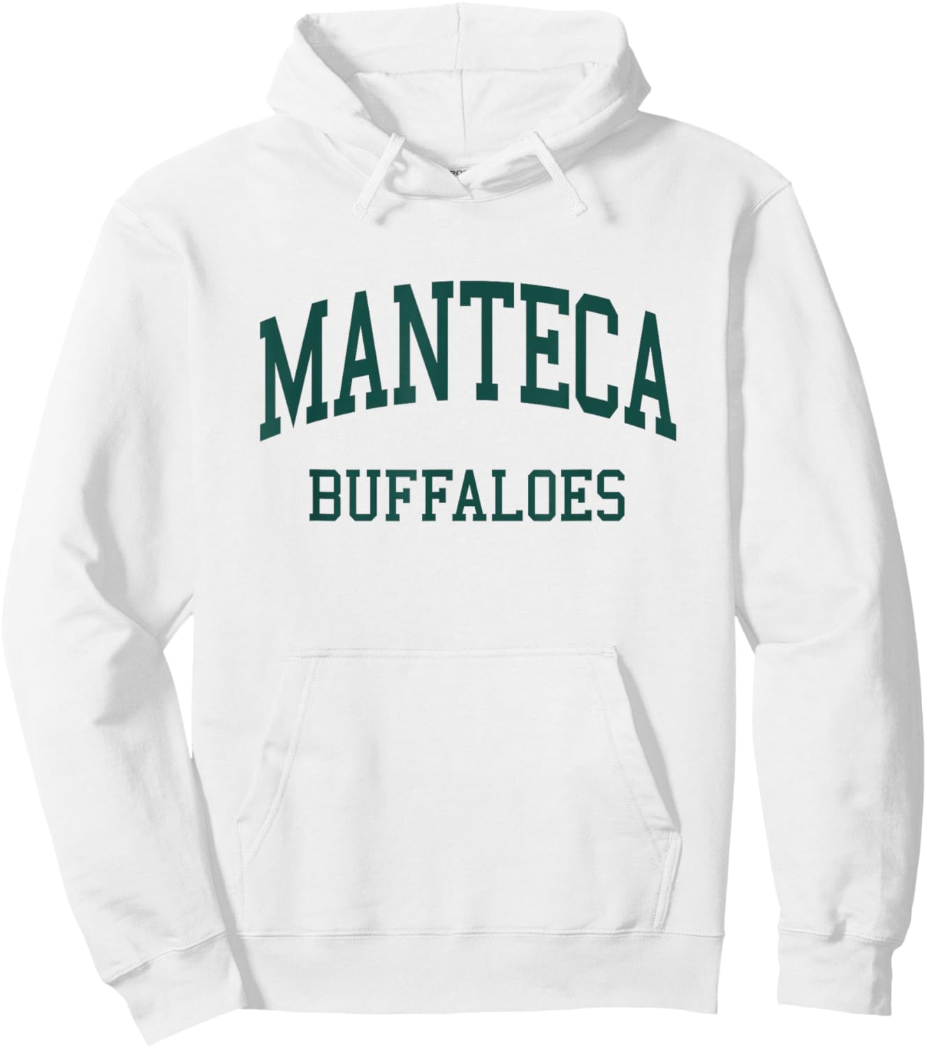 Manteca High School HS Manteca CA Retro Hoodie - Hoodie | White